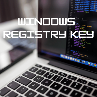 windows registry key